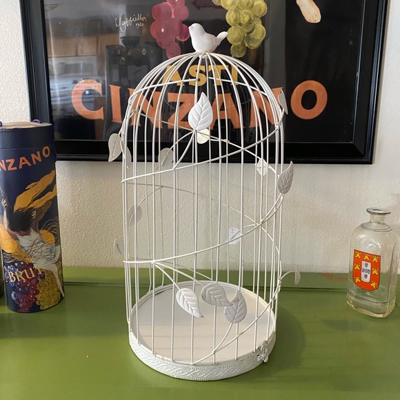 Other - Beautiful white birdcage perfect for wedding cards and home decor